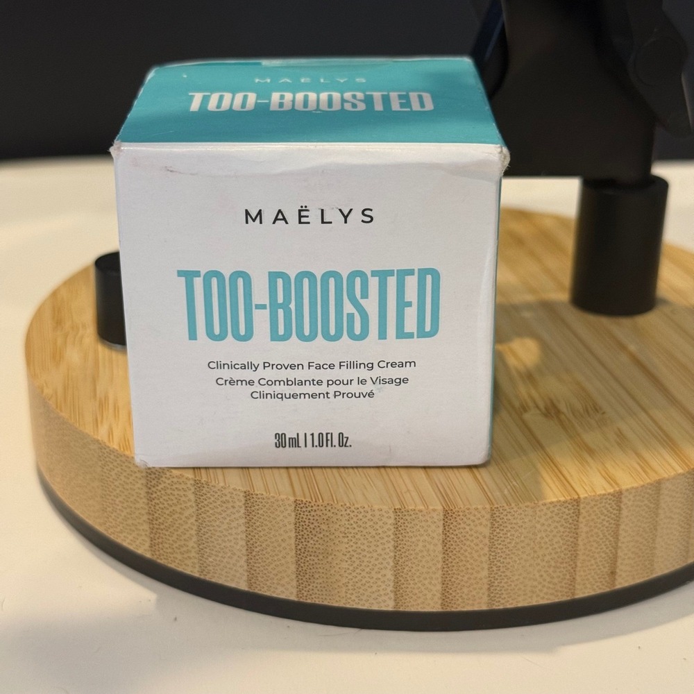 MAELYS • TOO-BOOSTED Clinically Proven Face Filling Cream 1oz New In Sealed Box